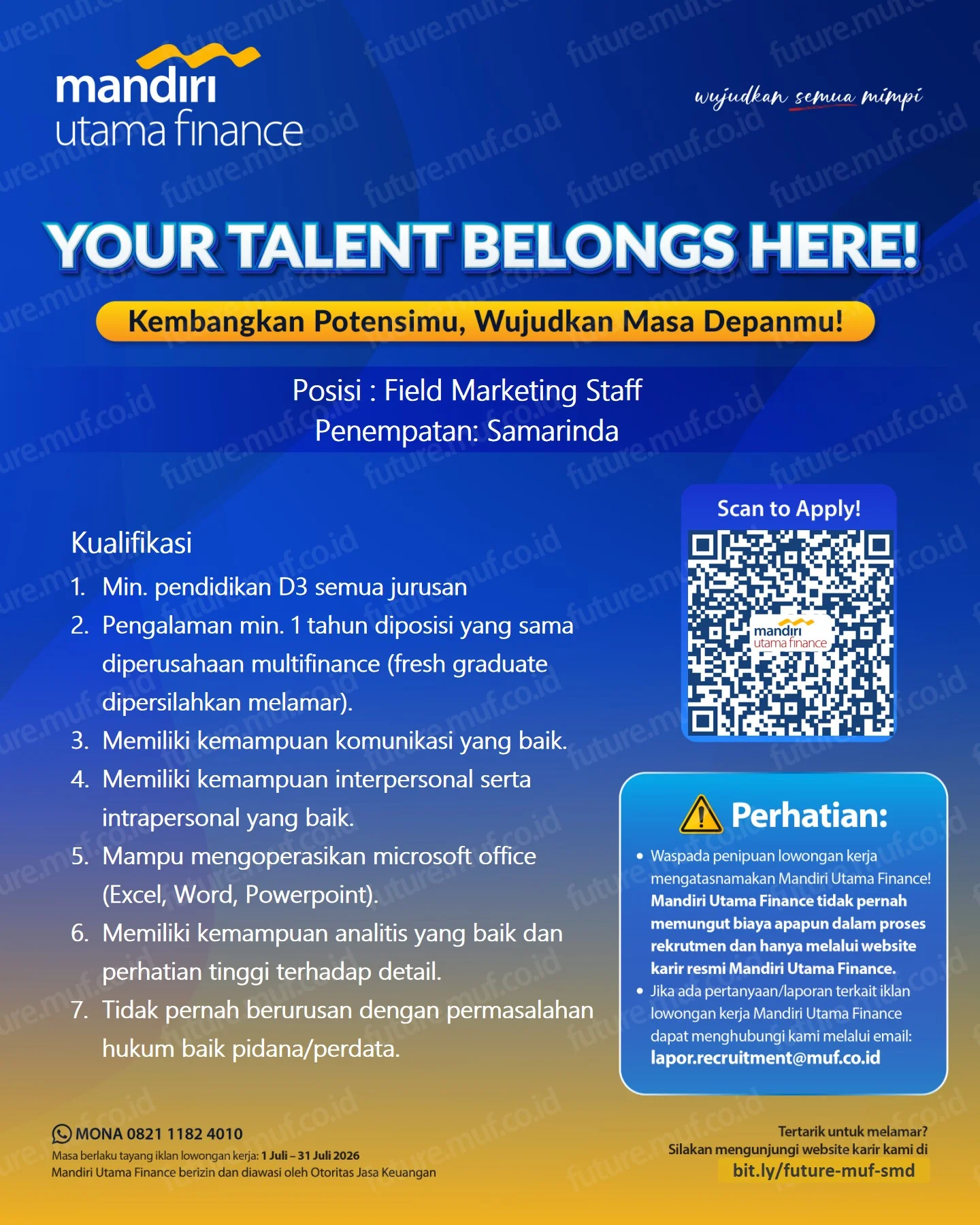 Field marketing staff